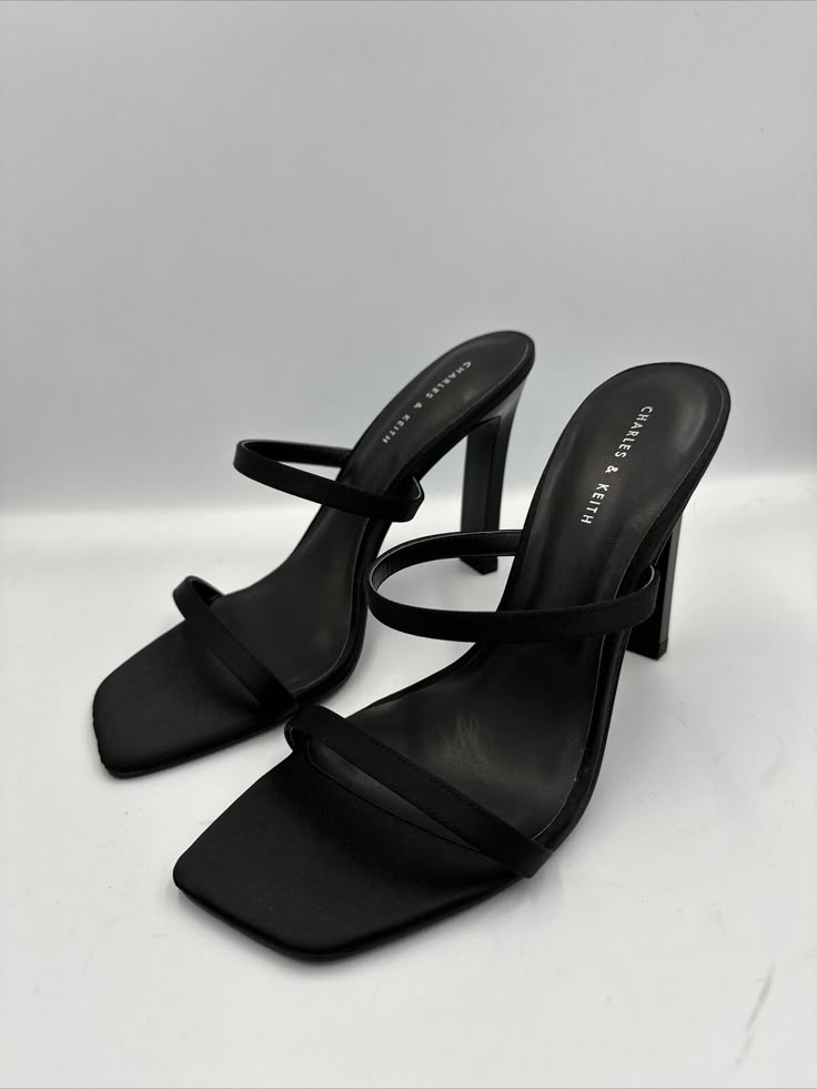 Black Heeled Sandals